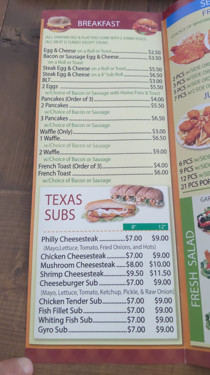 Texas Chicken & Grill Menu - Image 6